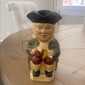 Toby Jug Ceramic Figurine - Multicolor -Wood & Sons